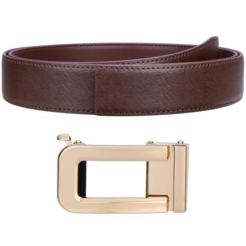Image of Labnoft Men's PU Leather Auto-lock Belt