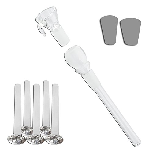 Leaf Magic® Glas Bong Curve 38 cm – Bild 4