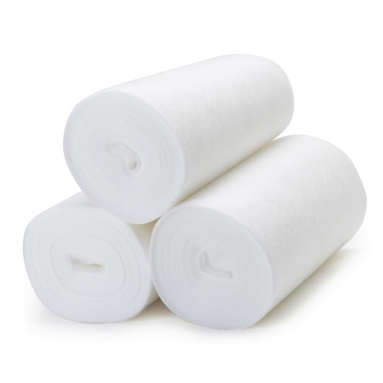 Toyvian Protège-Couches Jetables Biodégradables pour Bébé 3 Rouleaux de 200 Feuilles Doublures Blanches en Tissu Non Tissé Usage Pratique pour Couches