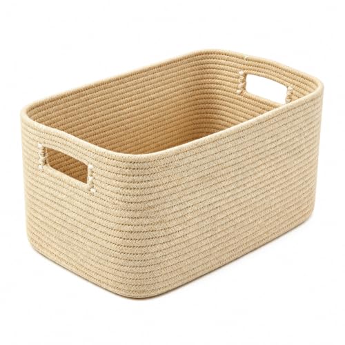 Image of 22.8GAL Xl Extra Large Laundry Basket for Bathroom, Dorm dirty Clothes, Sturdy Portable Aesthetic Boho Cute Woven Storage Shoes Blanket Baskets for Living Room Decor Girls Boys Pets Toys Oatmeal