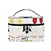 Produktbild Alles Gute Zum Geburtstag Wolffuchs Makeup Tasche Organizer Kosmetikkoffer Kosmetiktasche Kulturbeutel Groß Bag für Mädchen Frauen Damen