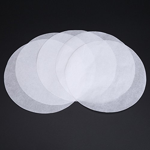 Arythia 100 Count 8 Inch Parchment Paper Rounds, Nonstick Parchment Paper Sheets for Baking, 6 and 10 Inch Natural Wood Pulp Oven Liners for Cookies Pizza BBQ (6 Inch (153mm ID, 5mm Thickness)) - Image 3