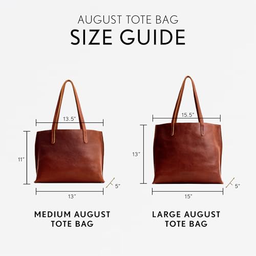 Portland Leather Goods August Tote Bolso de Cuero miniatura 4