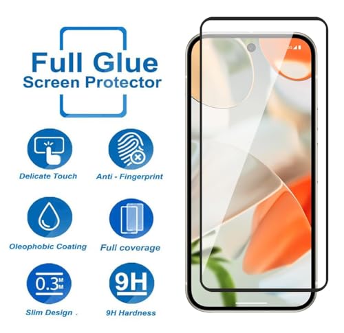 Image of 100FIT Tempered Glass For Google pixel 9 5G, Pixel 9 Pro 5G With Full Glue Edge To Edge Coverage And Easy Installation Kit
