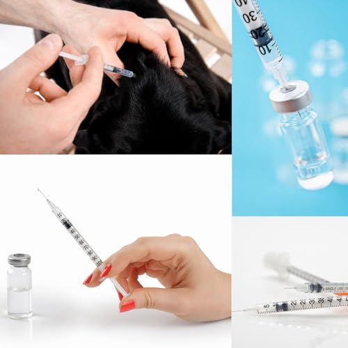 Image of 1ml Syringe with Needle,30G 1cc 5 /16 Inch 8mm Needle and Syringe,Individually Wrapped,Pack of 30