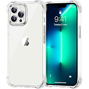 STOON Compatible with iPhone 13 Pro Max Case, Upgrade Shock-Absorbing Corners Clear Phone Case, Anti-Scratch and Non…