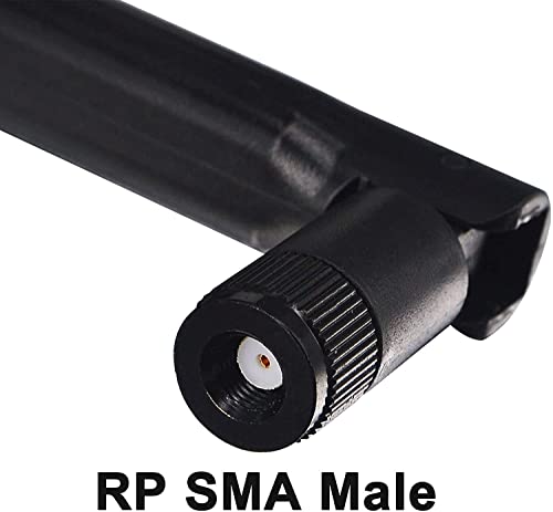 Image of 12dbi WiFi Router Omni-Directional Antenna & 10ft RP-SMA Male to Female Extension Cable for Wireless Network Router, PCI /PCIe Card, USB Adapter, IP Camera 1 PCS (3MTR Cable)