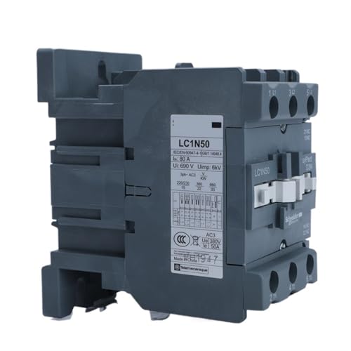 Contacteur électrique AC LC1N50M5N boîtier robuste isolation renforcée