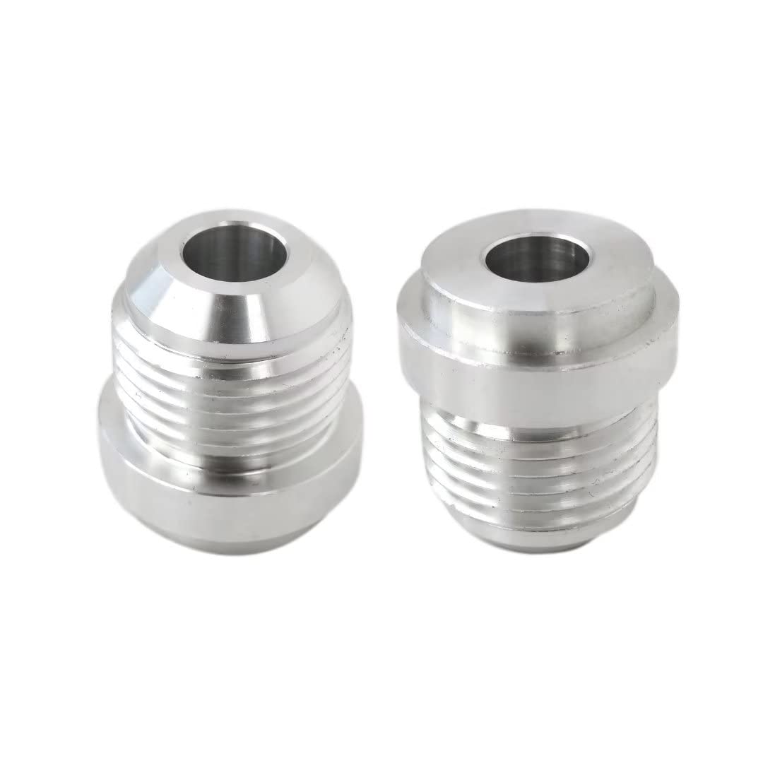 AN8, 8AN MALE BILLET 6061T6 ALUMINUM WELD ON FITTING BUNG QTY:4 - Foto 10