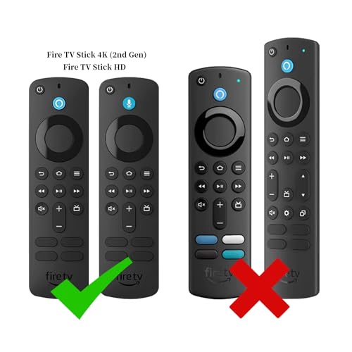 Image of Brain Freezer Silicone TV Remote Cover Compatible with New Fire TV Stick 4k and HD Remote Cover 2025 Model (Dark Blue) [Remote NOT Included]
