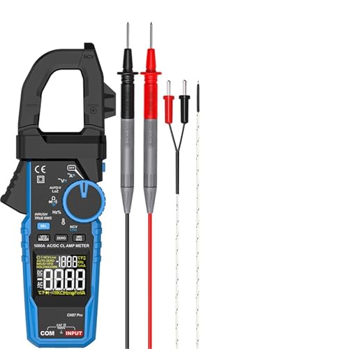CM87Pro Pinza Amperimétrica 1000A 1000V AC DC True RMS Digital Medidor Amperimétrico Capacitancia Temperatura Ohm Hz Tester (CM87D pro) miniatura 1