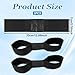 Bewudy 2 PCS Golf Swing Band, Golf Swing Training Aid Swing Elastic Swing Correcting Arm Bands Golf Grip Trainer for Unisex Beginners Practice