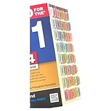 Book Tabs for First Aid for The USMLE Step 1 2024 34th Edition. Laminated, Color-Coded and Repositionable with Alignment Card for Easy Installation (Book not Included)
