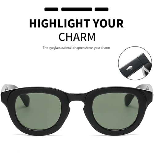 Sunglasses Female Oval Frame Thick Frame Small Face Retro Sun Glasses Glasses3