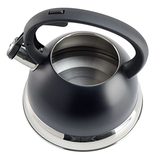 image for Mr. Coffee Flintshire 1.75-Quart Stainless Steel Whistling Tea Kettle 