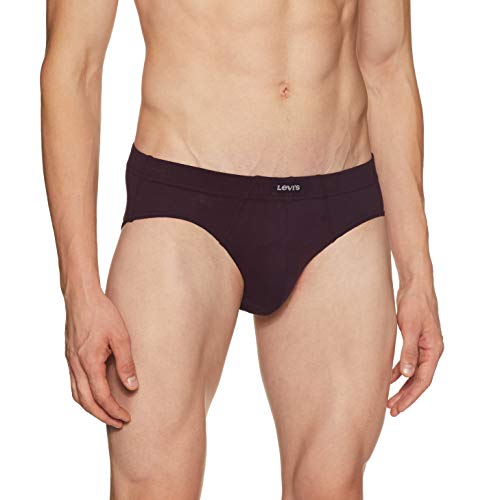 Image of Levi's 011 Comfort Brief for Men | 100% Pure Cotton | Breathable | Durable | Anti-Roll Waistband | Extra Supportive Gusset | Dual Layer 3D Pouch | Tagless & Zero Irritation Comfort | Pack of 3