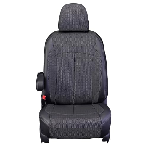 クラッツィオ(Clazzio) シートカバー 全席セット スペーシア MK94S R5(2023)/12~ / フレアワゴン MM94S R6(2024)/1~ クロス ブラック×ホワイト ES-6308 【12WSA6308KW】