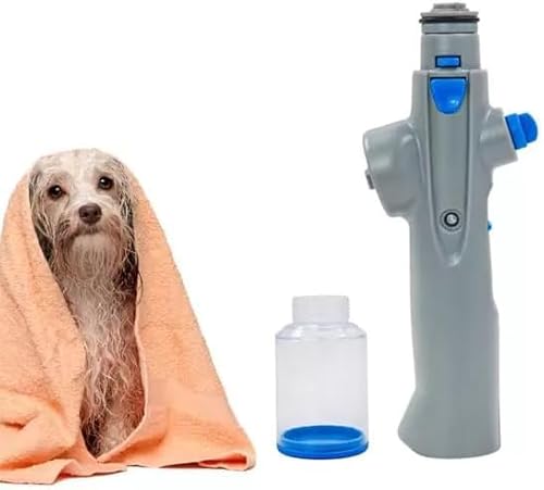 Ducha 360° para Banho de Cachorro – Chuveiro Pet com Mangueira Regulável para Banho Confortável e Ef