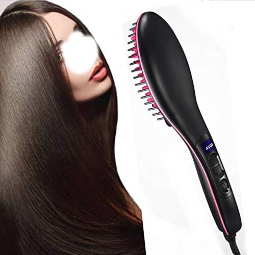 Plancha para el cabello eléctrica mágica con peine, antiescaldante y tacto cómodo miniatura 3