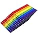 Graphic Dust Rainbow Flag Sign Gay Lesbian LGBT Lesbian Embroidered Iron on Patch LGBTQ LGBTQ+ LGBTQIA+ Logo Gay Pride Festival Rights Love DIY Heart Sign Symbol