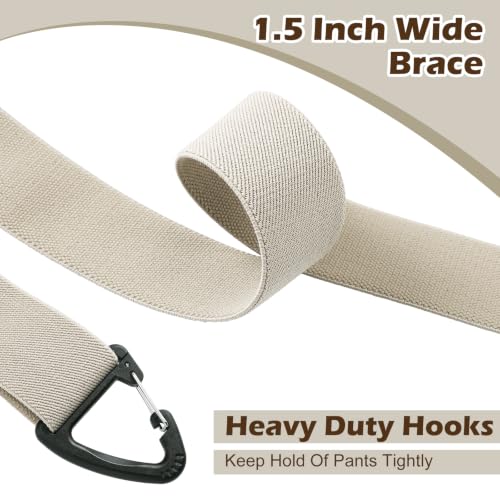 Image of Sintege X Back Hidden Suspender 1.5 Inches Under Clothing Heavy Duty Work Suspenders for Men Women