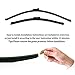 XTechnor Windshield Wiper Blades for Model 3 Model Y 2017-2024, Original Equipment Replacement Wiper Strips (Set of 2)