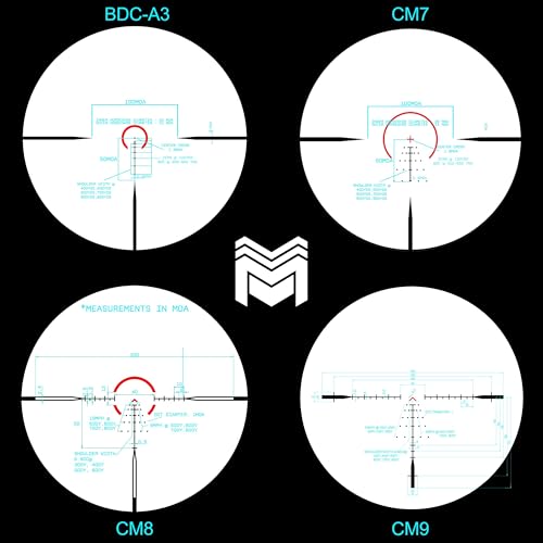Monstrum Ladon 1-6x SFP LPVO Rifle Scope