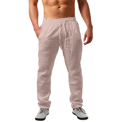 Pantalon De Jogging/survêtement Homme JustSun - Coton élastique, 2 Poches Zippées - Pour Sport, Fitness, Détente - Coupe Ajustée