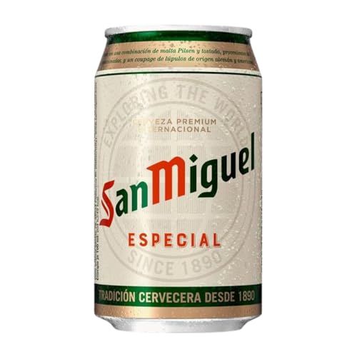 Cerveza Caja de 24 unidades San Miguel Lata 33 cl