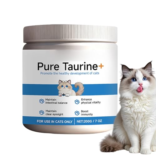 Integratore Per Gatti Con Taurina, Taurina Integratore Polvere, 200ml Taurine Gatto Puro Felino, Integratori Per Animali Domestici, Integratori Alimentari Quotidiani Gatti, Alimenti Umidi O Secchi