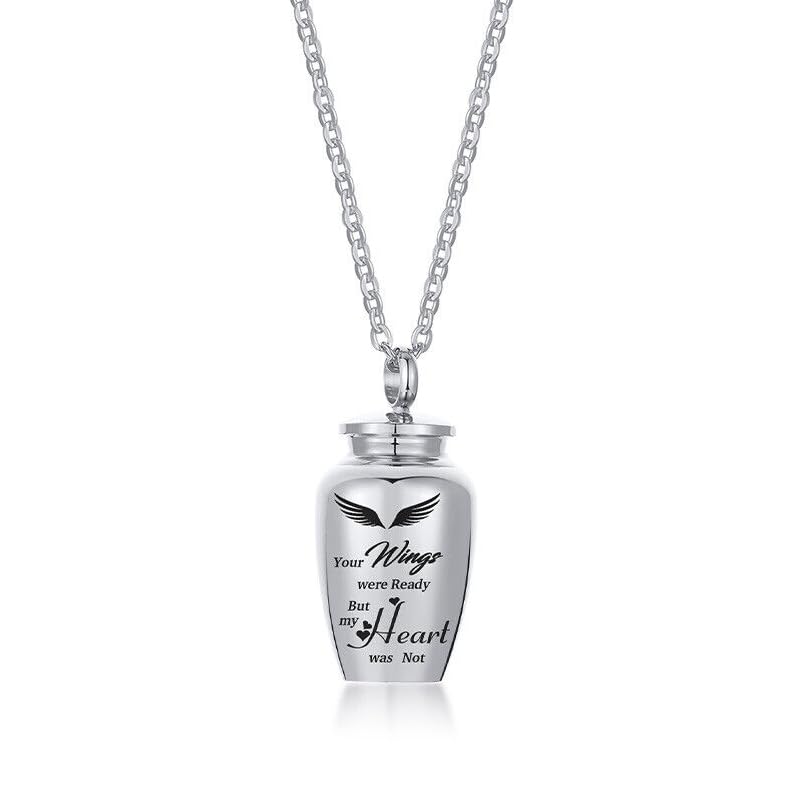 10K/14K/18K Real Gold Personalized Cremation Urn Necklace Jewelry for Women & Men, Adult Memorial Keepsake Locket Ash Holder4