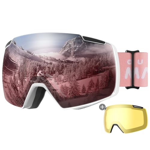 OutdoorMaster Heron Ski Goggles with 2 Lens
