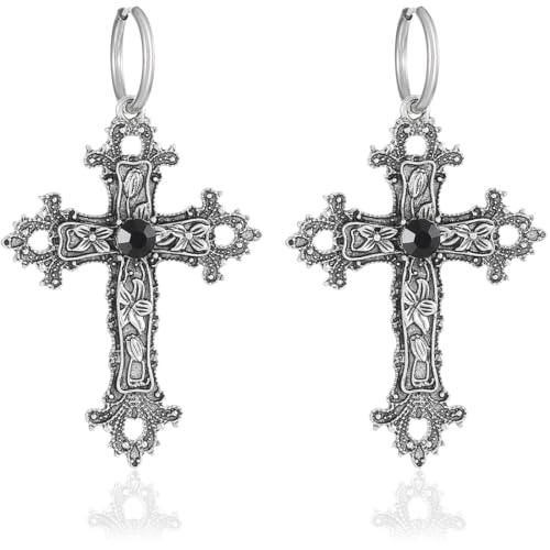 XYTAHDM Pendientes De Cruz Hombre Mujer Cruz Para Cadena Pendientes De Cruz...