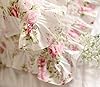 Kolachic Country Rose Roses Pink Floral Print Pillowcases Vintage Ruffles Bedding Pillow Covers Cotton Fabric Material Standard #2