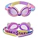 RARITYUS Cute Cartoon Unicorn Swim Goggles Waterproof Anti Fog Swimming Goggles for Youth Kids Child