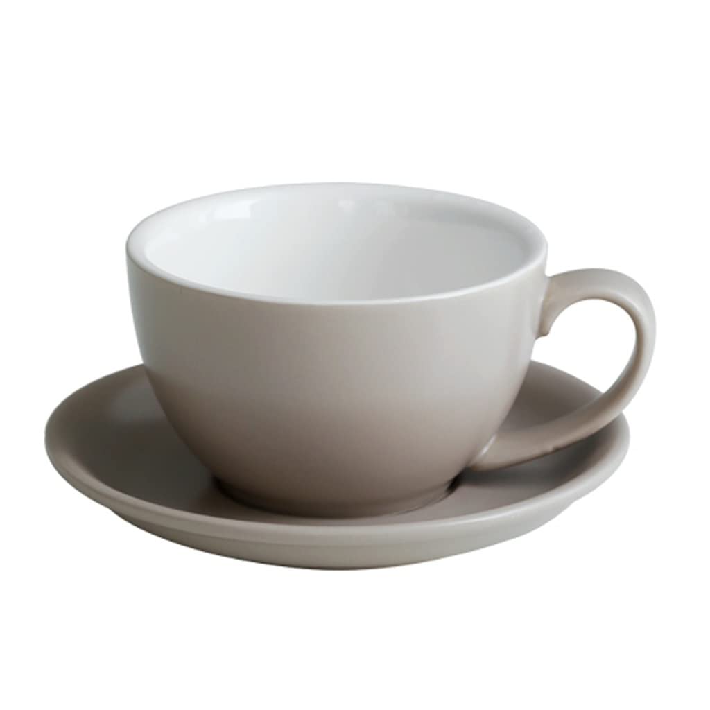 Kubek do kawy Ceramiczny kubek do kawy Filiżanka do herbaty Zestaw ceramicznych filiżanek i spodków, kubki do kawy Filiżanki do kawy i mleka do herbaty dla kobiet, 300 ml/ 10 uncji Kubki do kawy Kubk