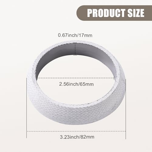 Image of Rislobx 65mm Car Exhaust Gasket, Grade Graphite Exhaust Manifold Gasket Muffler Gasket,Donut Exhaust Flange Gasket (65mm)