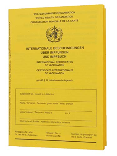 Internationale Bescheinigung über Impfungen und Impfbuch: Impfpass