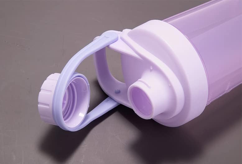 Miniatura 3 de EBAT Botella agitadora verde claro con elegante diseño mecánico (tapa giratoria con cierre y brazo delgado fijo antifugas, bucle grande Moden),