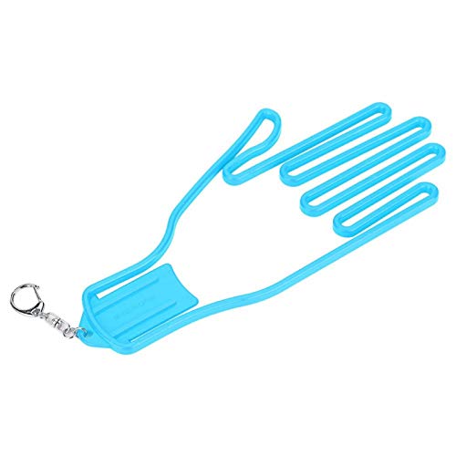 SALUTUYA Golf Gloves Support Frame Rack Holder Golf Gloves Stretcher Durable Golf Gloves Holder,for Your Golfer Friends(blue)