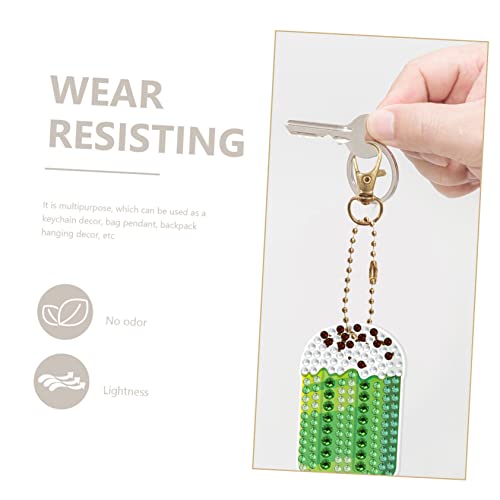 Porte clé DIY strass diamanté en acrylique de qualité supérieure - 6