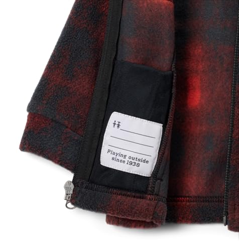Columbia Youth Zing III Fleece, Sail Red Omblur Tonal, 18/24 - image 3