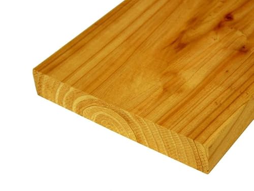 WOODPRO 国産杉 厚32mm×幅185mm×長さ1400mm ハニー色(屋内専用) 板材/棚板 厚み3.2cm 幅18.5cm 長さ140cm 受注生産
