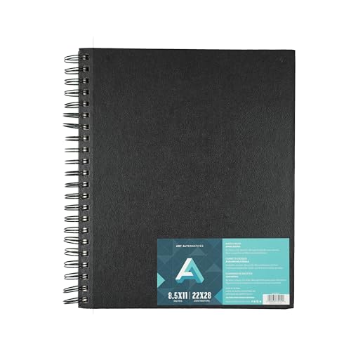 Art Alternatives Spiral-Bound Sketch Book, 8.5 in x 11...