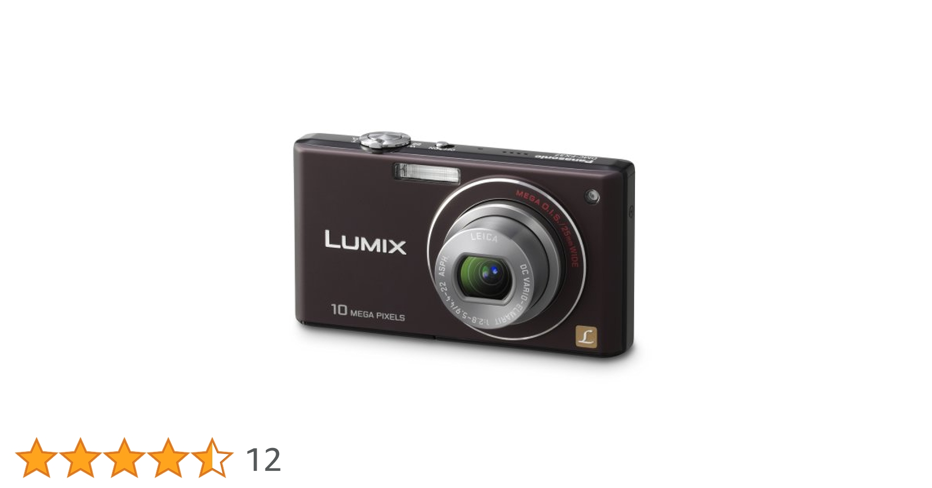 Panasonic LUMIX FX37 ブラック 10メガピクセル ライカ Panasonic LUMIX FX37 ブラック 10メガピクセル ライカ