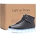 APTESOL Niños Juventud LED Light up Trainers Niños Niñas High Top Cool Intermitente Zapatos Unisex Zapatillas [Negro Imagen de APTESOL Niños Juventud LED Light up Trainers Niños Niñas High Top Cool Intermitente Zapatos Unisex Zapatillas [Negro