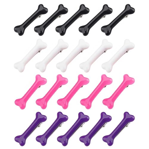 Pack 20 pinzas estilo hueso multicolor miniatura 1