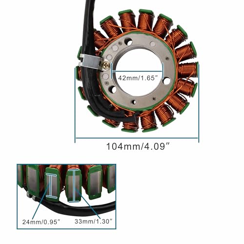 Stator GOOFIT 18 bobines Odes 800 résout panne allumage