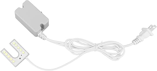 FOSA Luz para máquina de coser, lámpara de cuello de cisne, 10 cuentas LED de iluminación magnética de succión con base magnética para máquina de