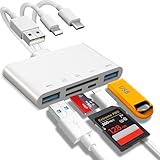 5 in 1のメモリーカードを読み取り/USB OTGアダプタ/SDカードを読み取り/Phone/Pad用/USB C/USB Aデバイス/Micro SD/SDカードスロット/SD/Micro SD/SDHC/SDXC/MMCをサポート